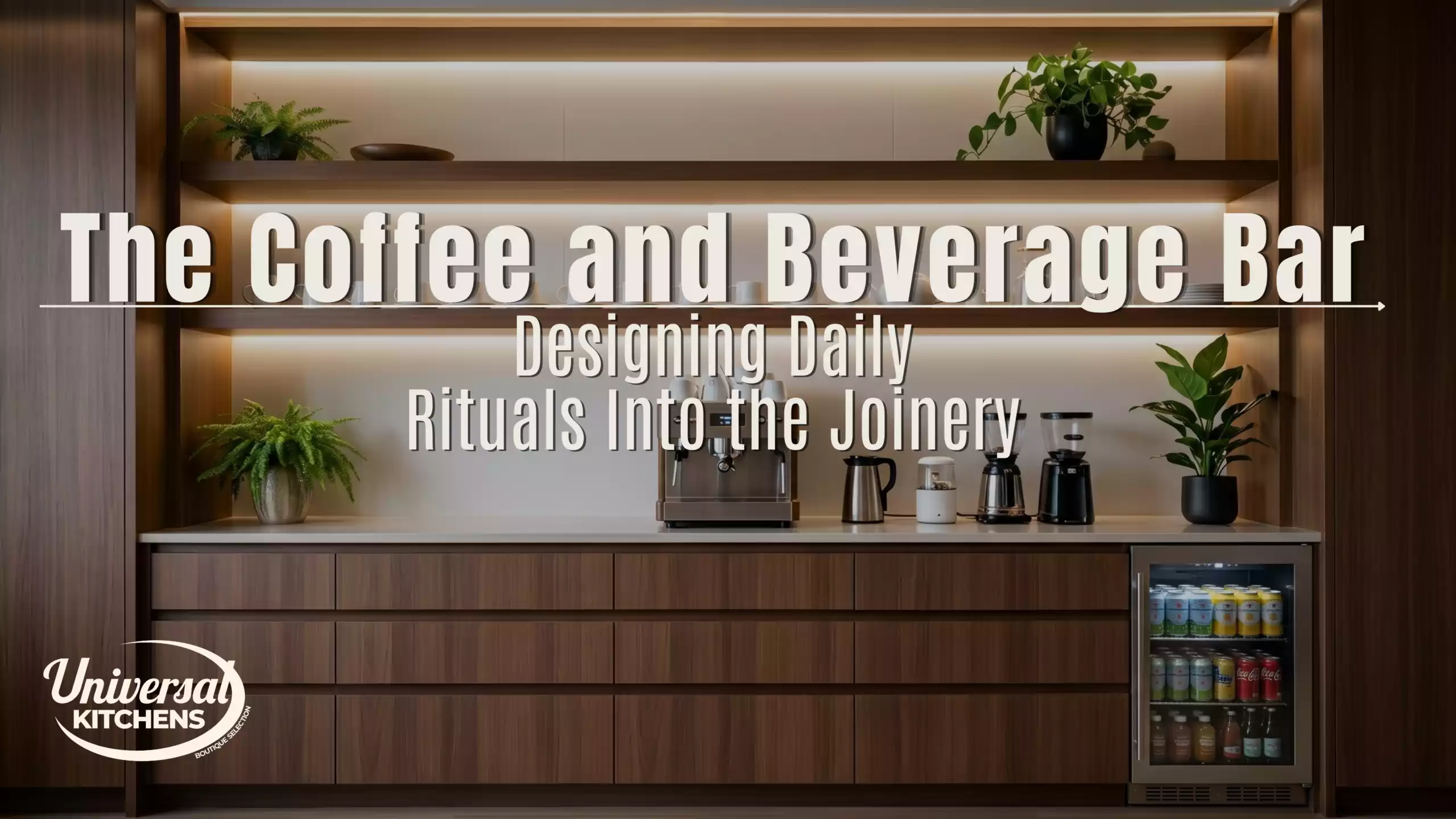 The coffee and beverage bar cover image for blog